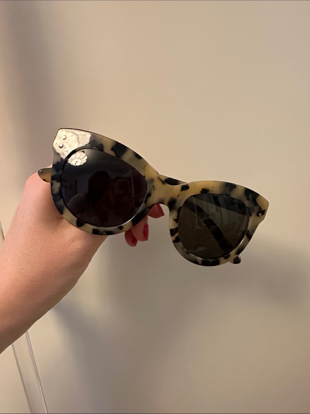 Madewell Tortoiseshell Pattern Sunglasses - ivory tort